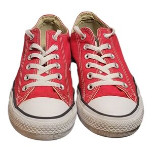 Converse Unisex CT All Star Ox M9696 Red Canvas Casual Shoe Sneaker Size M 7 W 9